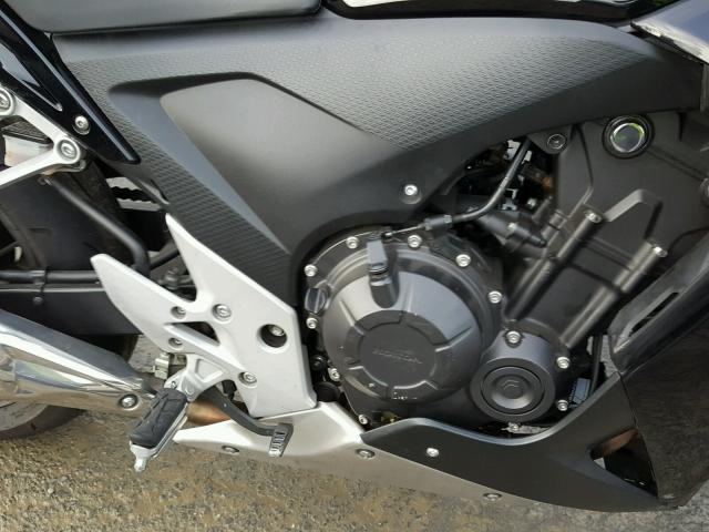 MLHPC4413E5100052 - 2014 HONDA CBR500 R BLACK photo 7