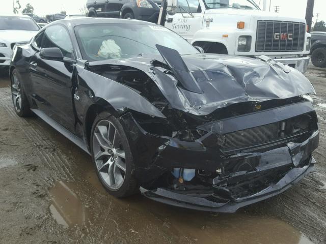 1FA6P8CF0H5211112 - 2017 FORD MUSTANG GT BLACK photo 1