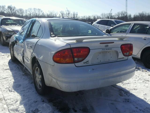 1G3NL52E14C160024 - 2004 OLDSMOBILE ALERO GL WHITE photo 3