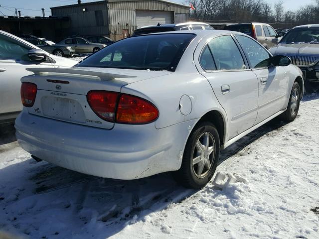 1G3NL52E14C160024 - 2004 OLDSMOBILE ALERO GL WHITE photo 4