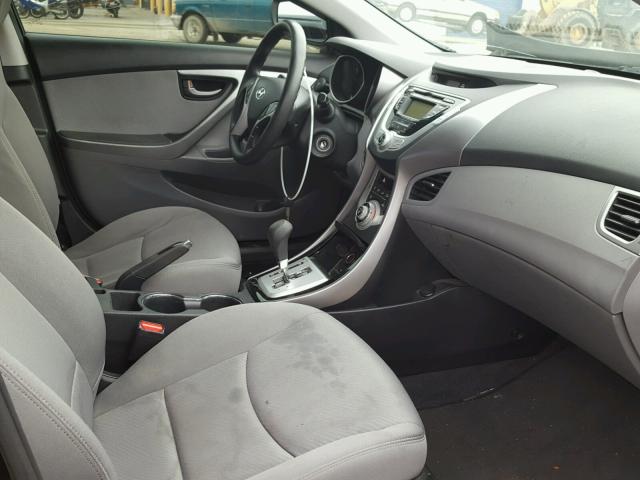 KMHDH4AE6CU188639 - 2012 HYUNDAI ELANTRA GL BLACK photo 5