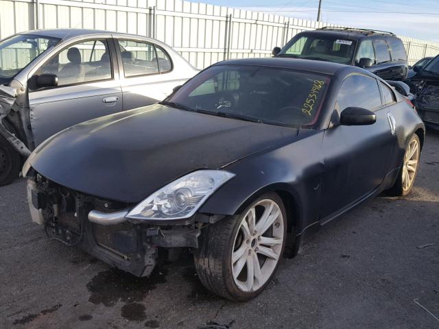 JN1BZ34D17M503961 - 2007 NISSAN 350Z COUPE BLACK photo 2