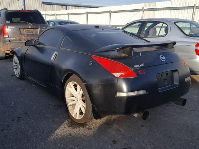 JN1BZ34D17M503961 - 2007 NISSAN 350Z COUPE BLACK photo 3