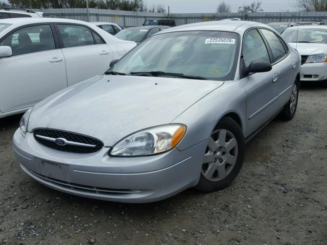 1FAFP522X3G144447 - 2003 FORD TAURUS LX SILVER photo 2