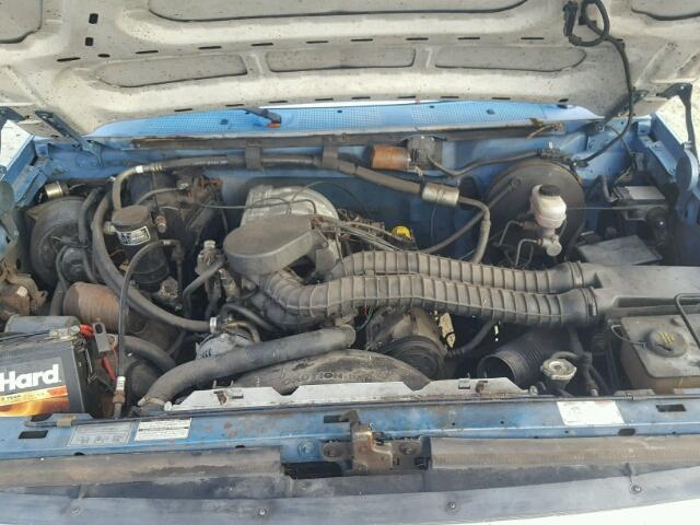 1FTDF15N6PKA06538 - 1993 FORD F150 BLUE photo 7