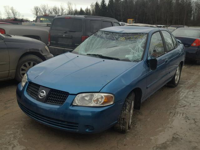 3N1AB51A14L737898 - 2004 NISSAN SENTRA 2.5 BLUE photo 2