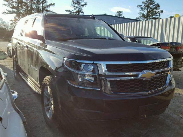 1GNSCHKCXGR384694 - 2016 CHEVROLET SUBURBAN C BLACK photo 1