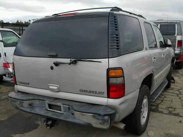 1GNEC13Z15J255892 - 2005 CHEVROLET TAHOE C150 SILVER photo 4