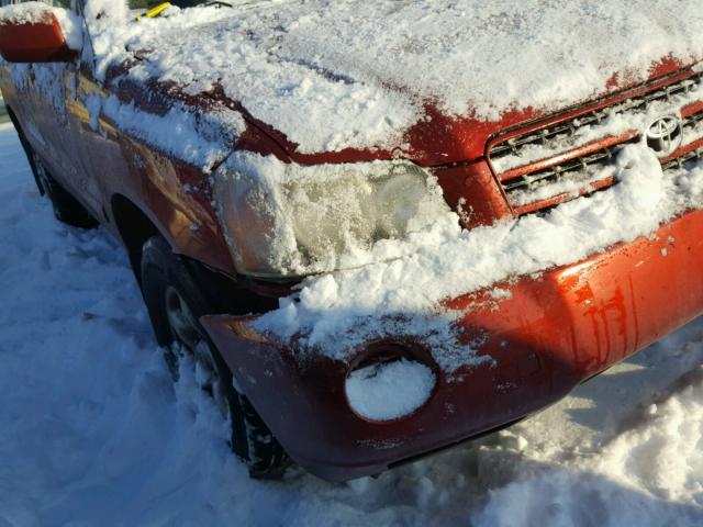 JTEHD21A330020480 - 2003 TOYOTA HIGHLANDER BURGUNDY photo 9