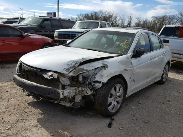 1HGCP36849A004214 - 2009 HONDA ACCORD EXL WHITE photo 2