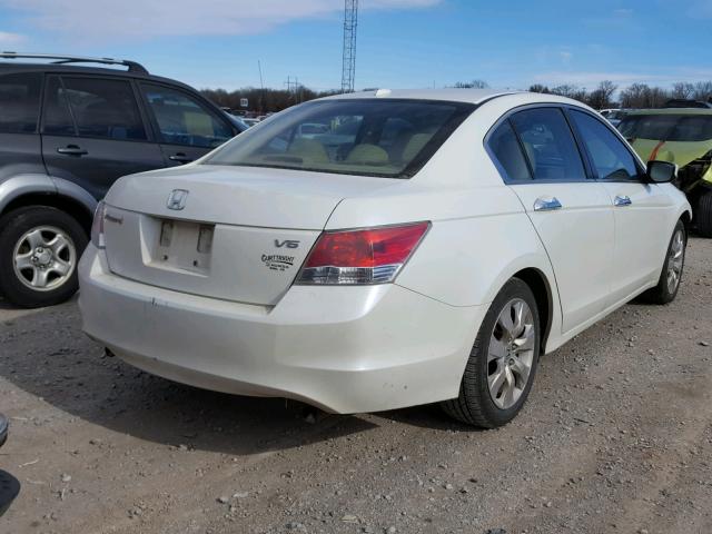 1HGCP36849A004214 - 2009 HONDA ACCORD EXL WHITE photo 4