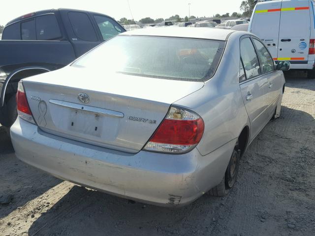 4T1BE30K45U103415 - 2005 TOYOTA CAMRY LE SILVER photo 4