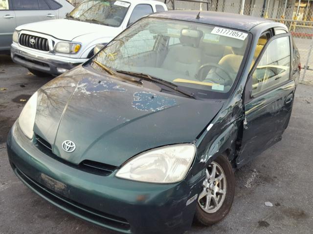 JT2BK18U730079387 - 2003 TOYOTA PRIUS GREEN photo 2