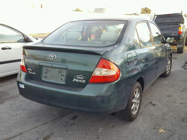 JT2BK18U730079387 - 2003 TOYOTA PRIUS GREEN photo 4