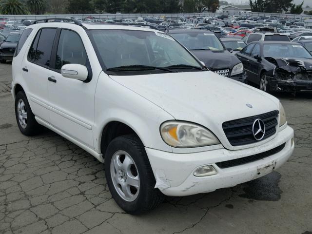 4JGAB54E63A373779 - 2003 MERCEDES-BENZ ML 320 WHITE photo 1