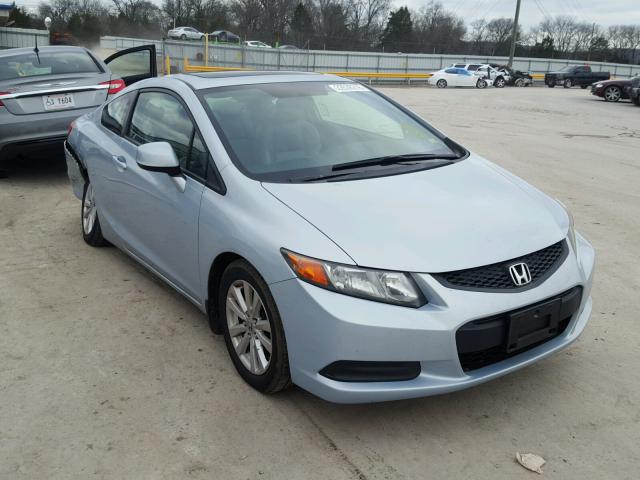 2HGFG3B10CH532704 - 2012 HONDA CIVIC EXL BLUE photo 1