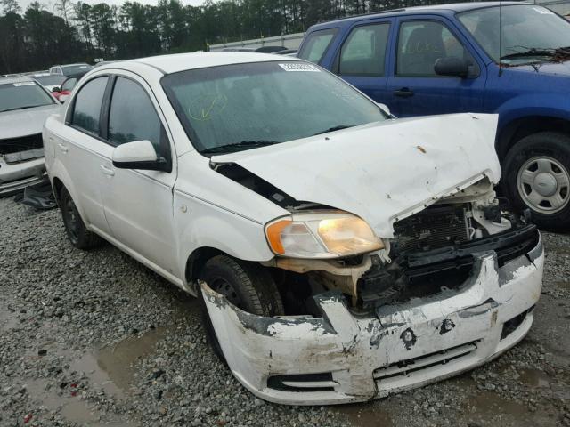 KL1TD56698B244764 - 2008 CHEVROLET AVEO BASE WHITE photo 1