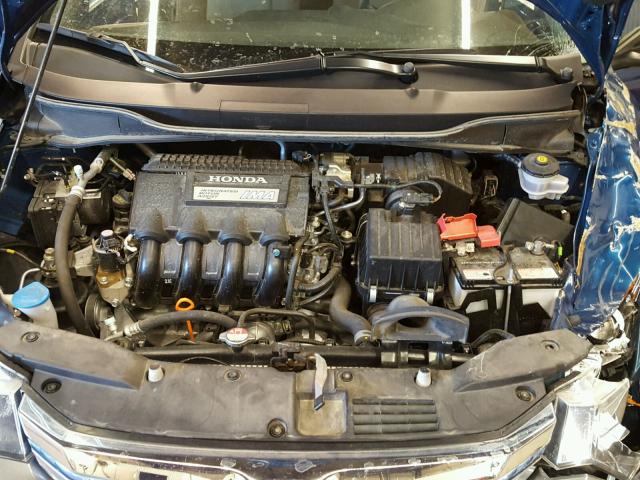 JHMZE2H70DS006119 - 2013 HONDA INSIGHT EX BLUE photo 7