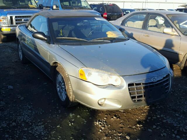 1C3EL55R94N373195 - 2004 CHRYSLER SEBRING LX GRAY photo 1