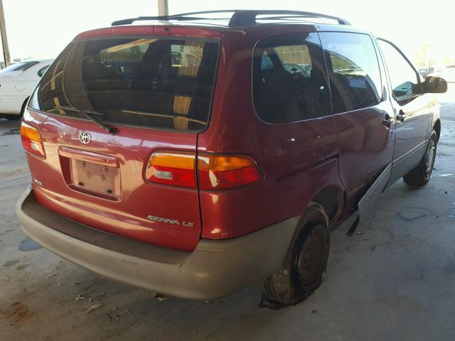 4T3ZF13CXYU277764 - 2000 TOYOTA SIENNA LE RED photo 9