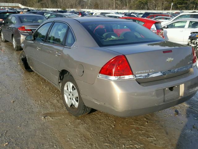 2G1WB58K979290092 - 2007 CHEVROLET IMPALA LS BROWN photo 3