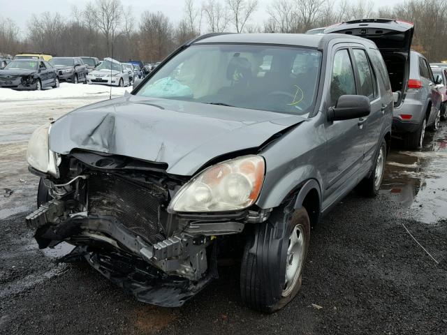 SHSRD78516U437559 - 2006 HONDA CR-V LX GRAY photo 2