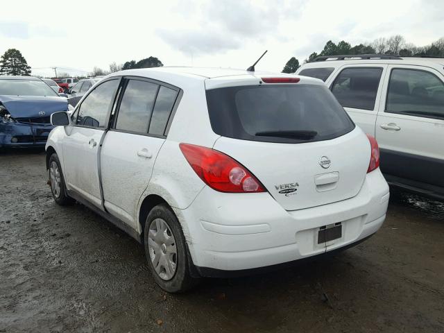 3N1BC1CP4BL458745 - 2011 NISSAN VERSA S WHITE photo 3