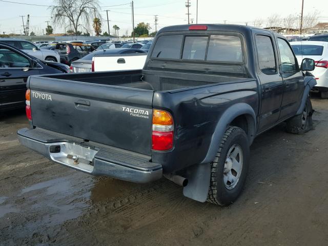 5TEGM92N51Z833343 - 2001 TOYOTA TACOMA DOU BLACK photo 4