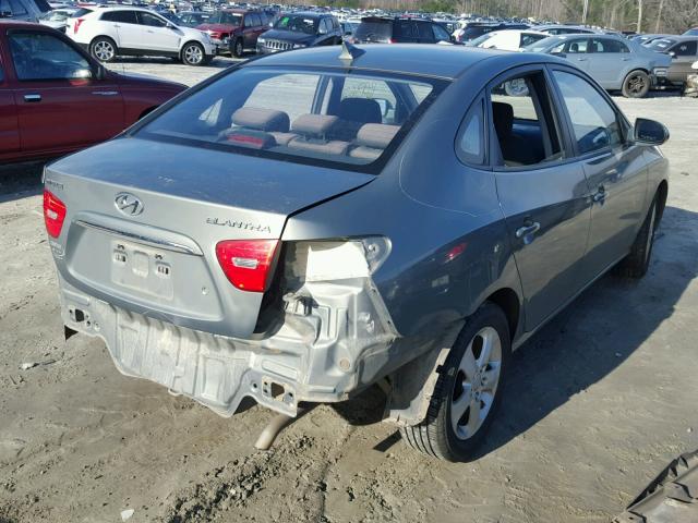 KMHDU46D29U795562 - 2009 HYUNDAI ELANTRA GL GREEN photo 4