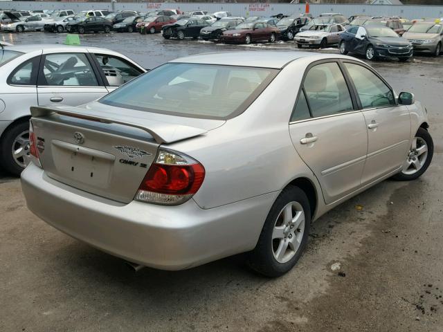 4T1BE30K36U710181 - 2006 TOYOTA CAMRY LE SILVER photo 4