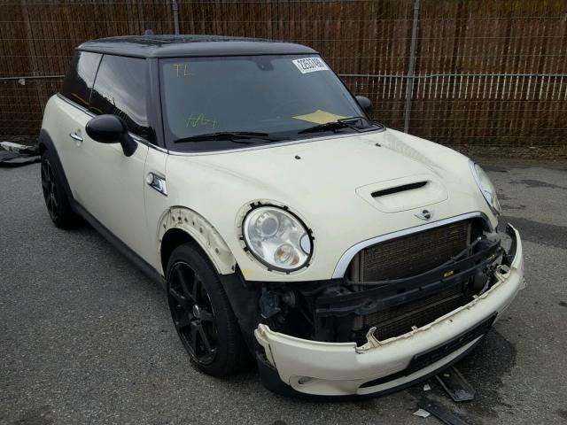 WMWMF73508TV32520 - 2008 MINI COOPER S CREAM photo 1