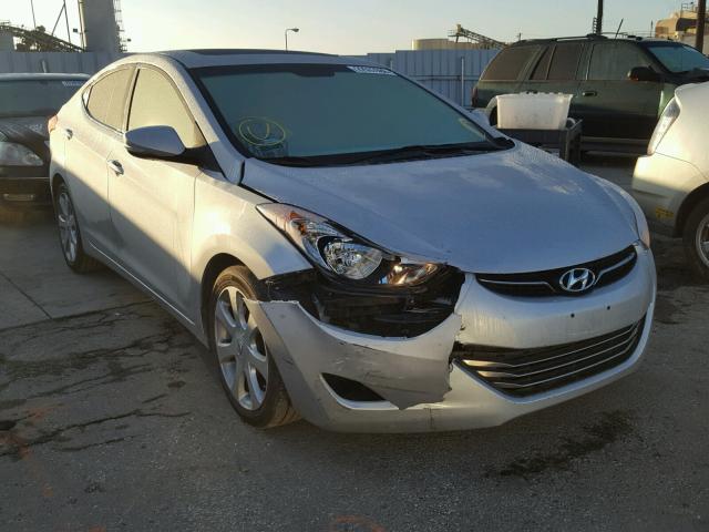 KMHDH4AE6CU353783 - 2012 HYUNDAI ELANTRA GL SILVER photo 1