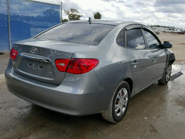 KMHDU4AD3AU194074 - 2010 HYUNDAI ELANTRA BL GRAY photo 4