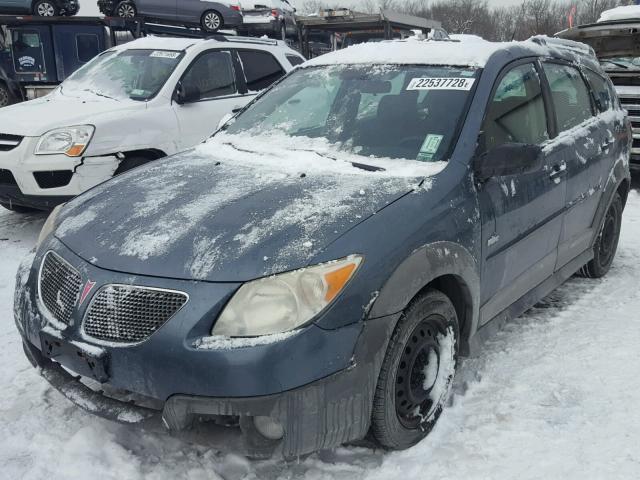 5Y2SL65857Z413734 - 2007 PONTIAC VIBE BLUE photo 2