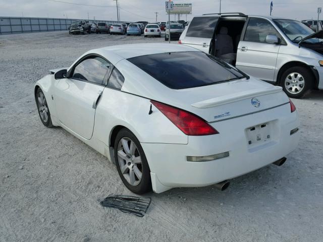 JN1AZ34E73T016879 - 2003 NISSAN 350Z COUPE WHITE photo 3