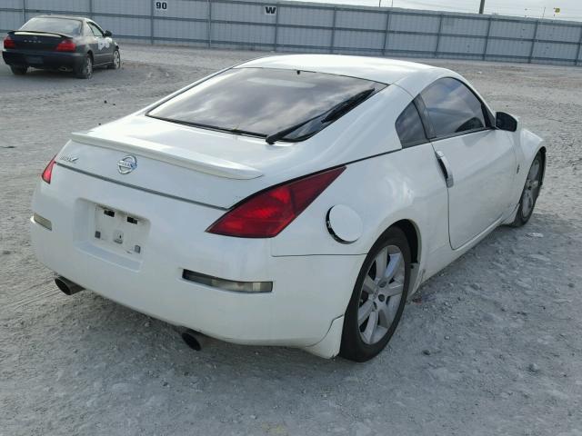 JN1AZ34E73T016879 - 2003 NISSAN 350Z COUPE WHITE photo 4