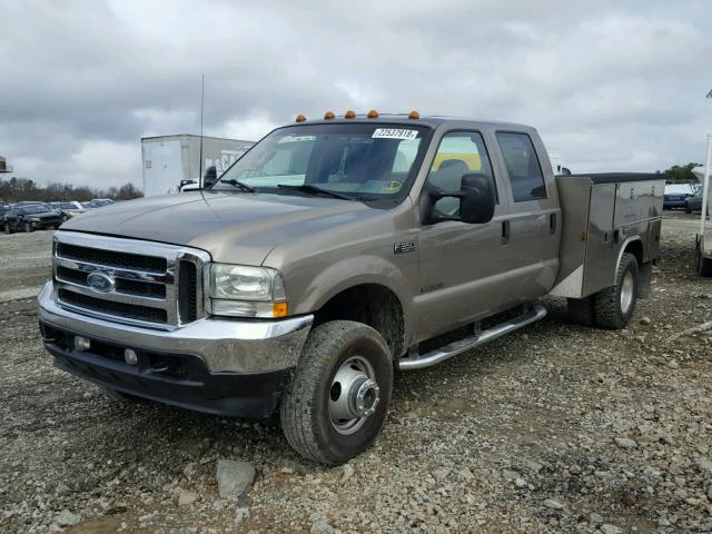 1FTWW33F03EA12554 - 2003 FORD F350 SUPER BROWN photo 2