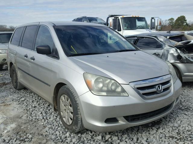 5FNRL38266B105254 - 2006 HONDA ODYSSEY LX SILVER photo 1