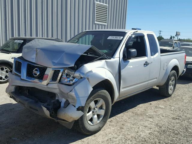 1N6BD0CT7CC403444 - 2012 NISSAN FRONTIER S SILVER photo 2