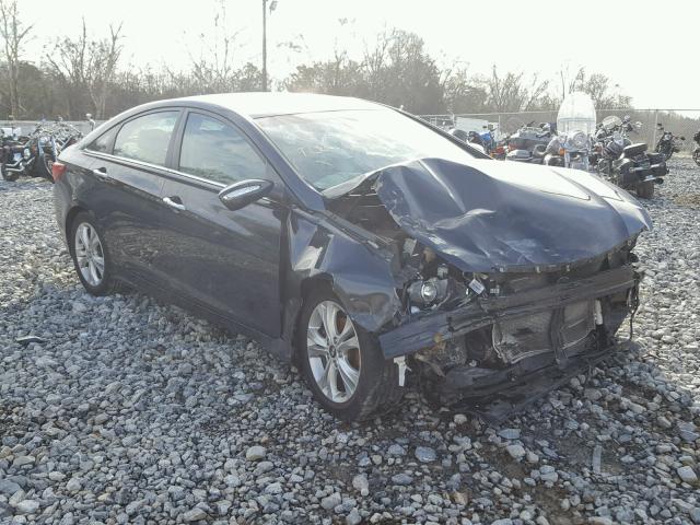 5NPEC4AC4BH002255 - 2011 HYUNDAI SONATA SE BLUE photo 1