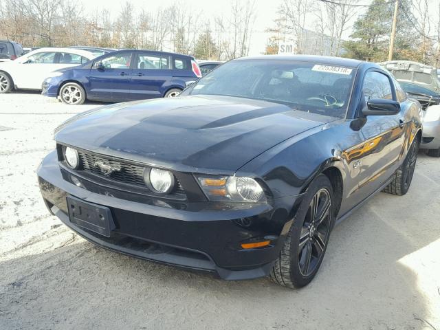 1ZVBP8CF9C5246035 - 2012 FORD MUSTANG GT BLACK photo 2