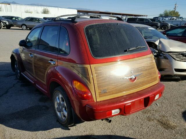 3C8FY68B42T356032 - 2002 CHRYSLER PT CRUISER RED photo 3