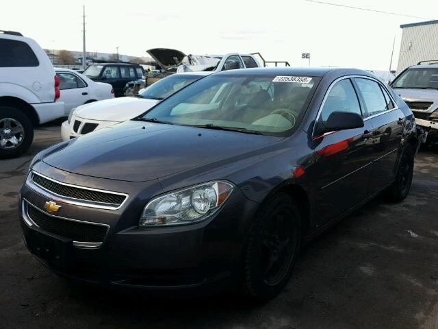 1G1ZA5E09A4108761 - 2010 CHEVROLET MALIBU LS GRAY photo 2