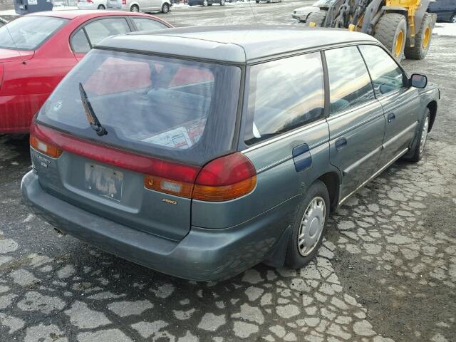 4S3BK4350T7310470 - 1996 SUBARU LEGACY L GREEN photo 4