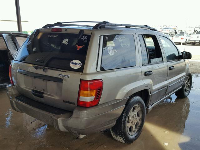 1J4G248S8YC373796 - 2000 JEEP GRAND CHER GRAY photo 4