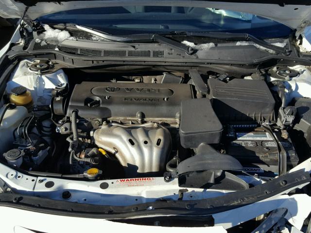 4T1BE46KX9U858121 - 2009 TOYOTA CAMRY BASE WHITE photo 7