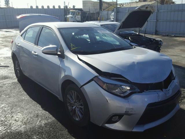 5YFBURHE4FP180471 - 2015 TOYOTA COROLLA L SILVER photo 1