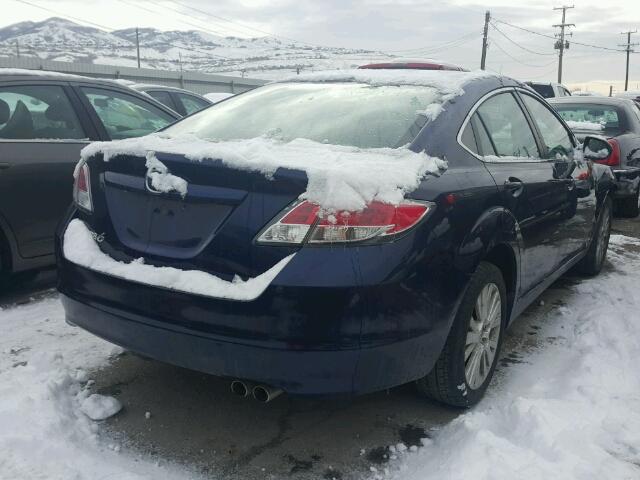 1YVHZ8CH7A5M35573 - 2010 MAZDA 6 I BLUE photo 4