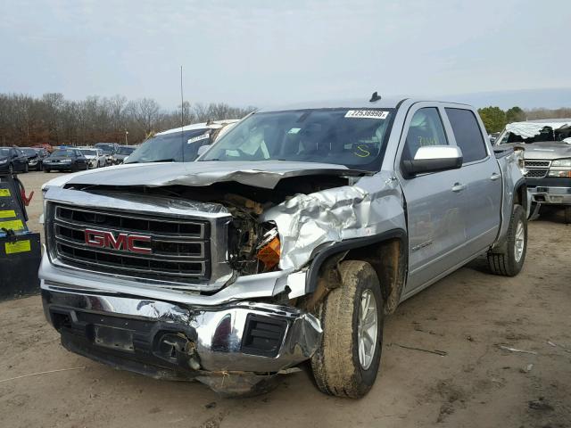 3GTU2UEC7EG507860 - 2014 GMC SIERRA K15 SILVER photo 2