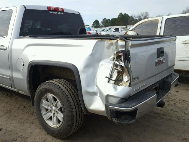 3GTU2UEC7EG507860 - 2014 GMC SIERRA K15 SILVER photo 9